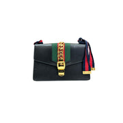Gucci Small Black Sylvie Bag - Jiaxyk